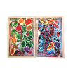 Picture of Magnetic Lacing Box Toy Set - Vegetables, Fruits, Vehicles, Animals, Fish