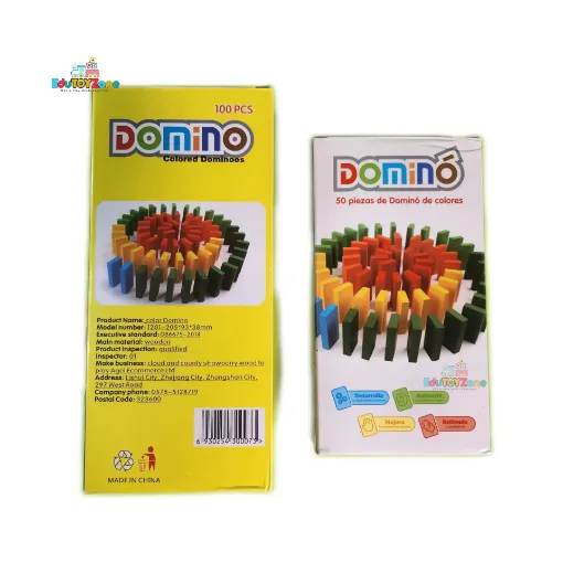 Picture of Wooden Domino Set 100 Pcs