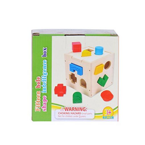 Picture of Wooden Fifteen Hole Shape Intelligence Box