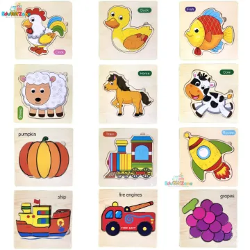 Show details for Wooden Jigsaw Puzzle Flat Picture of Wooden Jigsaw Puzzle Flat