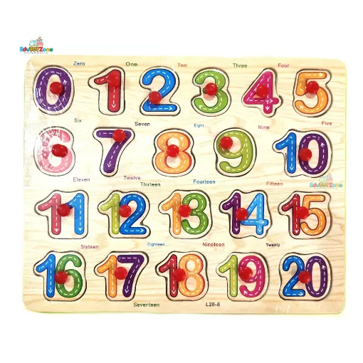 Picture of 1,2,3 Numbers Puzzle Board - Hard - Small