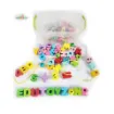 Picture of Wooden Alphabet Number String Beads Lacing Box