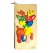 Picture of Wooden ABCD Alphabet Puzzle Board