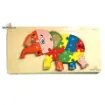 Picture of Wooden ABCD Alphabet Puzzle Board