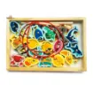 Picture of Magnetic Lacing and Fishing Box Toy Set - Vegetables, Fruits, Vehicles, Animals, Fish (Per Variation)