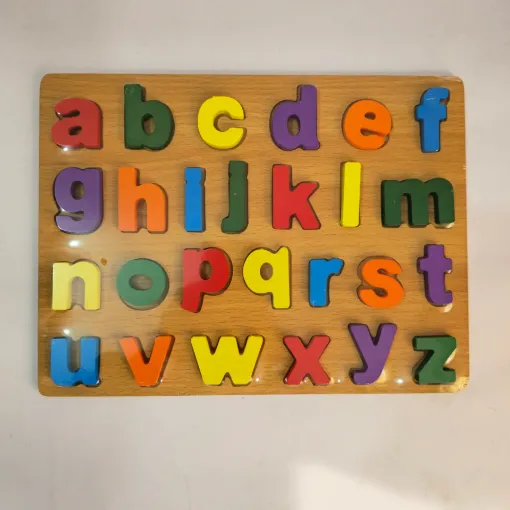 Picture of Wooden Alphabet Puzzle Lower Case (abcd)