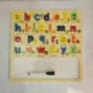 Picture of Wooden Alphabet Puzzle Lower Case with Written Area (abcd)