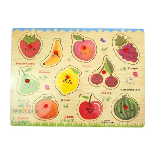 Picture of Matching Puzzle Pin Board - Fruits - ZQ424