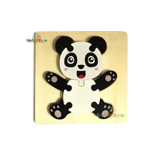 Picture of Wooden 3D Colorful Puzzle - Panda