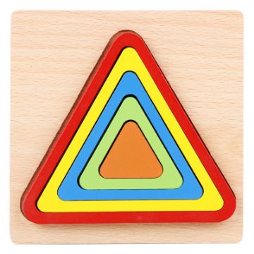Show details for Geometric Shape Puzzle - Triangle Picture of Geometric Shape Puzzle - Triangle
