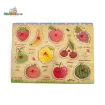 Picture of Matching Puzzle Pin(Plastic) Board - Fruits - ZQ424
