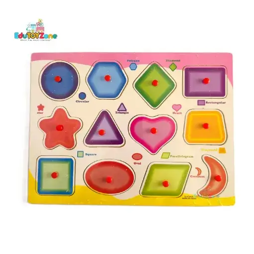 Picture of Matching Puzzle Pin(Plastic) Board - DX546 - Shape
