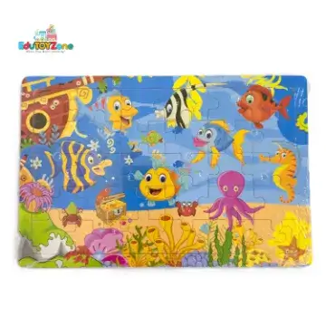 Show details for Wooden Colorful Jigsaw Puzzle - Sea world Picture of Wooden Colorful Jigsaw Puzzle - Sea world
