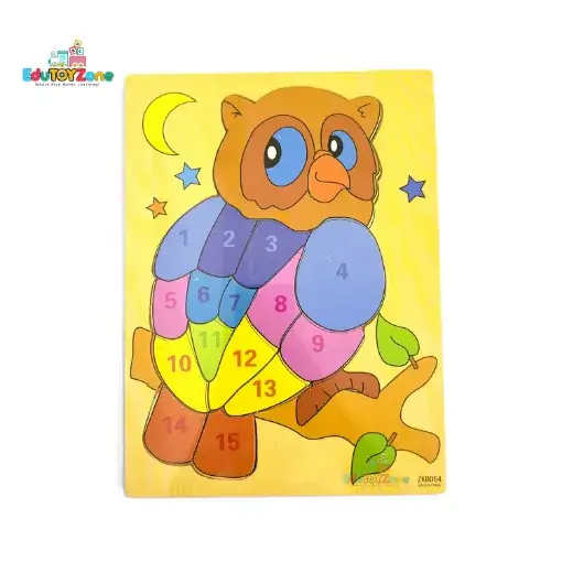 Picture of Alphabet & Numbers Puzzle Boards - Owl