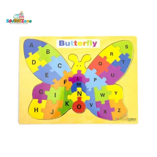 Picture of Alphabet & Numbers Puzzle Boards - Butterfly