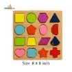 Picture of Wooden 3D Geometric Shapes Puzzle Board - Small