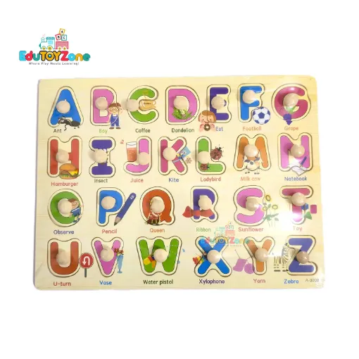 Picture of ABCD English Alphabet Puzzle Board With Pin
