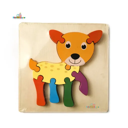 Picture of Wooden 3D Colorful Puzzle - Deer