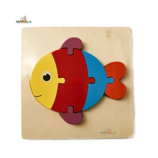 Picture of Wooden 3D Colorful Puzzle - Fish