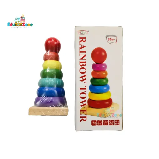 Picture of Wooden Rainbow Tower Small