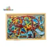 Picture of Magnetic Lacing and Fishing Box Toy Set - Vegetables, Fruits, Vehicles, Animals, Fish (Per Variation)