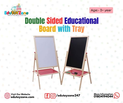 Picture of Removable Double Sided Education Board with Tray