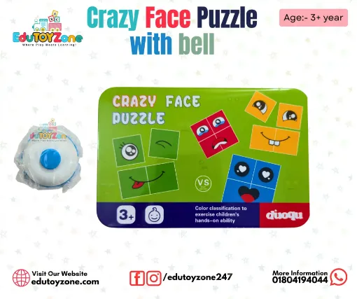 Picture of Crazy Facial Expression Puzzle with bell