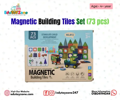 Picture of Magnetic Building Tiles Set (73 pcs)
