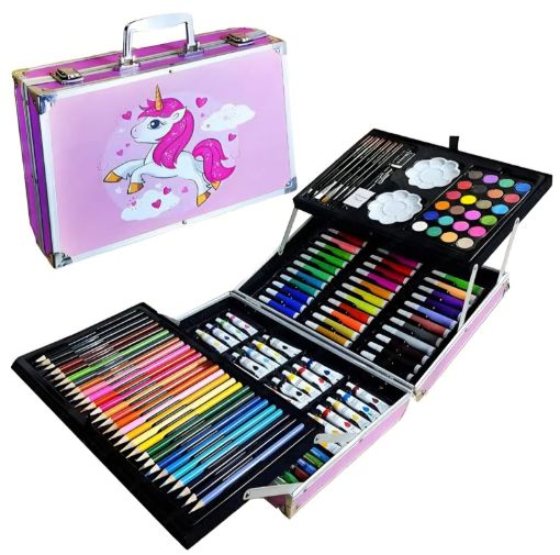 Picture of Unicorn Kids colouring Art Drawing Set