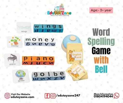 Picture of Word Spelling Game with Bell