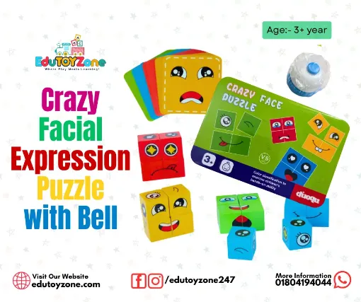 Picture of Crazy Facial Expression Puzzle with bell