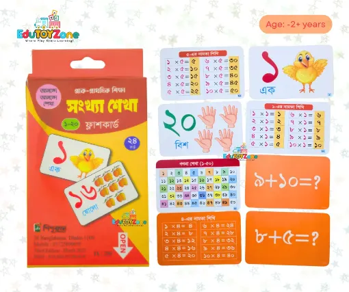 Picture of Bangla Number Flash Card