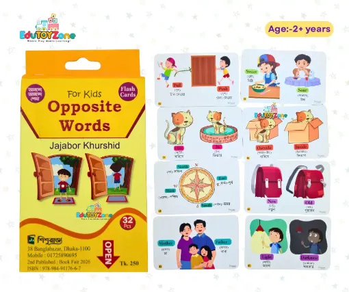 Picture of Opposite Words Learning Flash Card