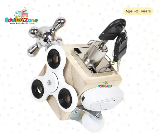 Picture of Wooden Busy Cube For Kids