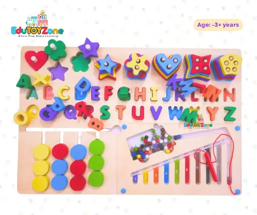 Picture of 6 in 1 Multifunctional Logarithmic Board (Alphabet Premium Version)