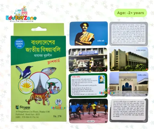 Picture of Flash Card - বাংলাদেশের জাতীয় বিষয়াবলি