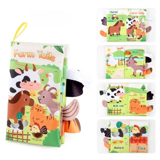Picture of Tail cloth book – Farm Animal