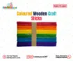 Picture of Coloured Wooden Craft Sticks (GY2007)