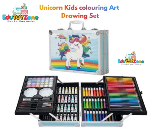 Picture of Unicorn Kids colouring Art Drawing Set