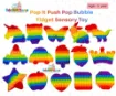 Picture of Pop It Push Pop Bubble Fidget Sensory Toy