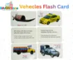 Picture of Bangla English written Vehecles Flash Card For Kids