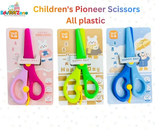 Picture of Shif 1309 full plastic children's safety small scissors kindergarten hand