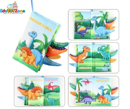 Picture of Tail cloth book – Dinosaur World