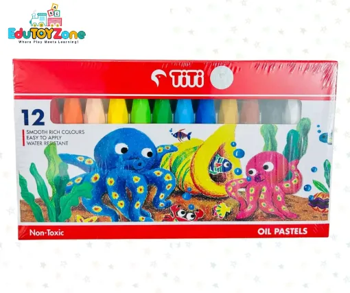 Picture of TiTi 12 Colors Oil Pastels Set for Drawing & Coloring