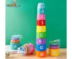 Picture of 9 PCS Rainbow Stacking Cups for Kids - Regular