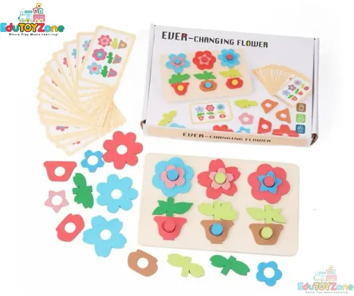 Picture of Wooden Changing Flower for Kids