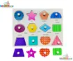 Picture of Matching Puzzle Wooden Pin Board - Shape (TL-07)