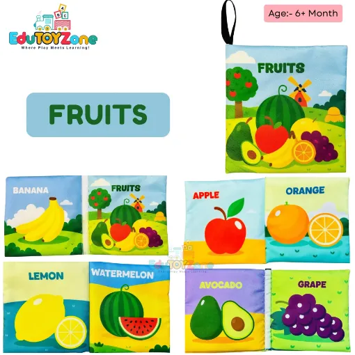 Picture of Baby Cloth Book - Fruits