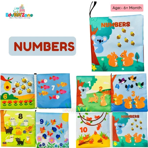 Picture of Baby Cloth Book - Numbers