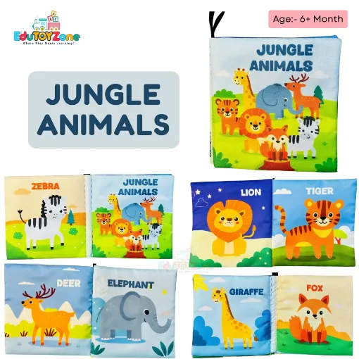 Picture of Baby Cloth Book –Jungle Animals